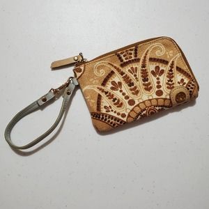 Spartina Paisley Print Wristlet